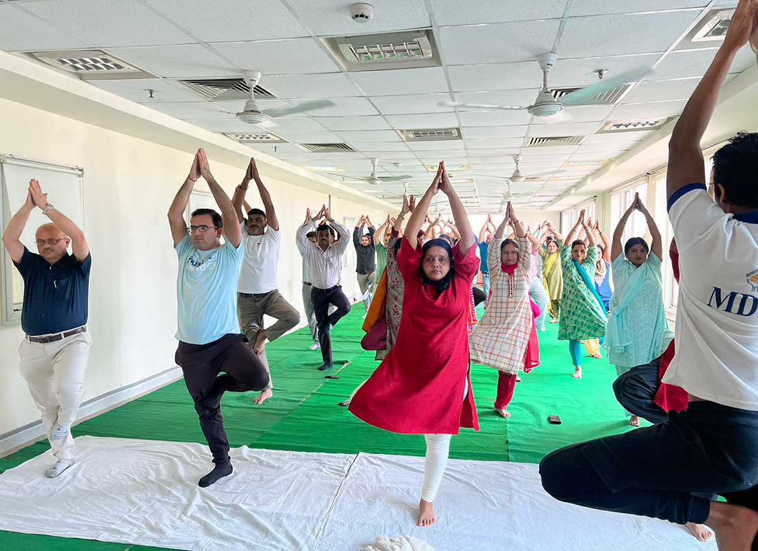 Celebration of International Yoga Day at NCVBDC - 21st June 2023. To see more Photoes pls visit Photo Gallery on Home Page.